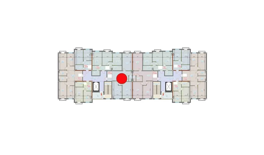 2-комнатная квартира 102.7 м²  5/9 этаж | Жилой комплекс YANGI AVLOD