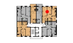 3-комн. квартира 62.02 м²  9/10 этаж | Жилой комплекс YANGIOBOD RESIDENCE