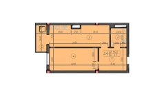 3-комн. квартира 56 м²  3/12 этаж | Жилой комплекс Sokin hayot