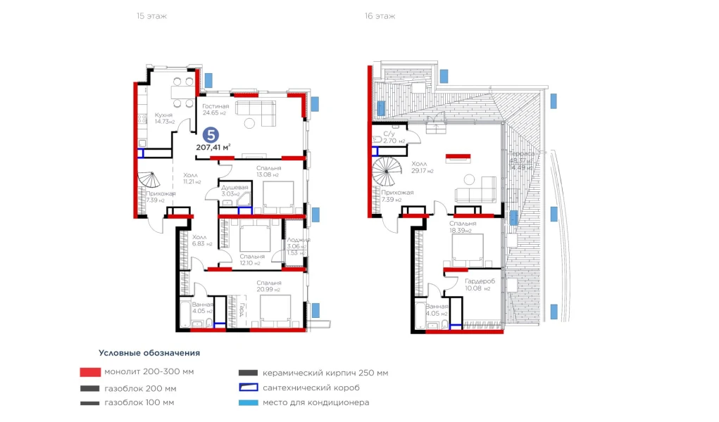 5-комн. квартира 205.88 м² 15/13 этаж | Жилой комплекс BI Flagman 5-комн. квартира 205.88 м² 15/13 этаж | Жилой комплекс BI Flagman
