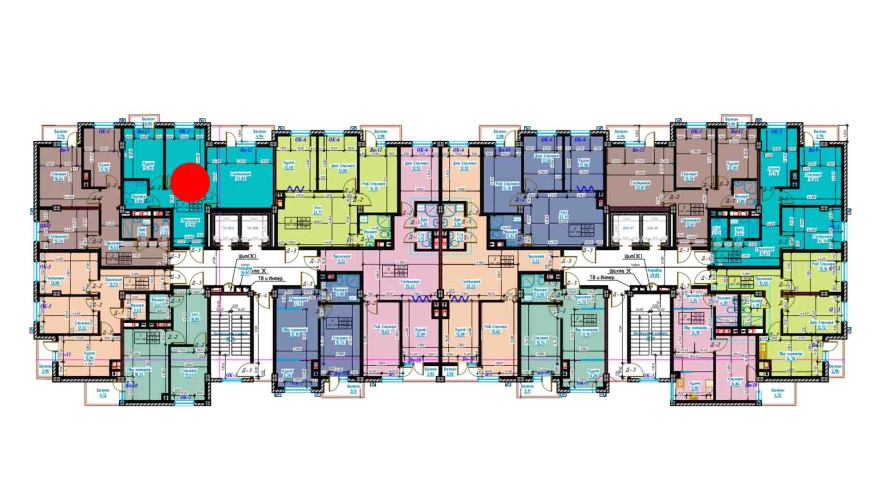 2-комн. квартира 70.7 м²  3/13 этаж | Жилой комплекс Bog'dod City