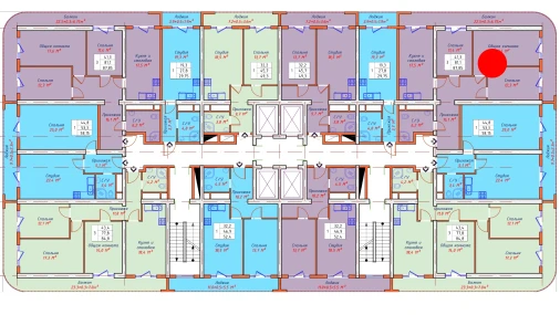 3-комнатная квартира 87.85 м²  9/22 этаж | Жилой комплекс TXT Tower