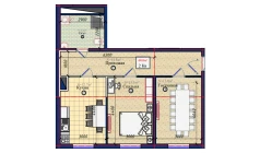 2-комн. квартира 60 м²  1/10 этаж | Жилой комплекс NURAFSHON