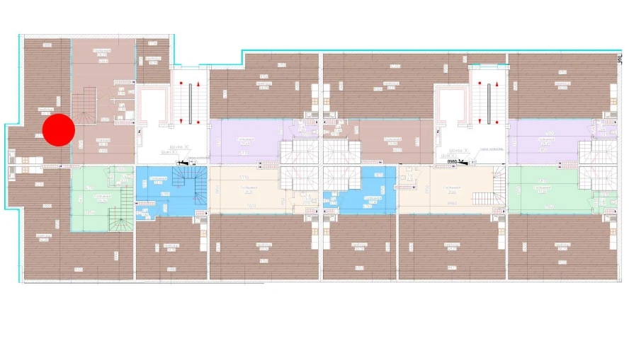 3-xonali xonadon 101.46 m²  9/9 qavat | Aero Town Turar-joy majmuasi