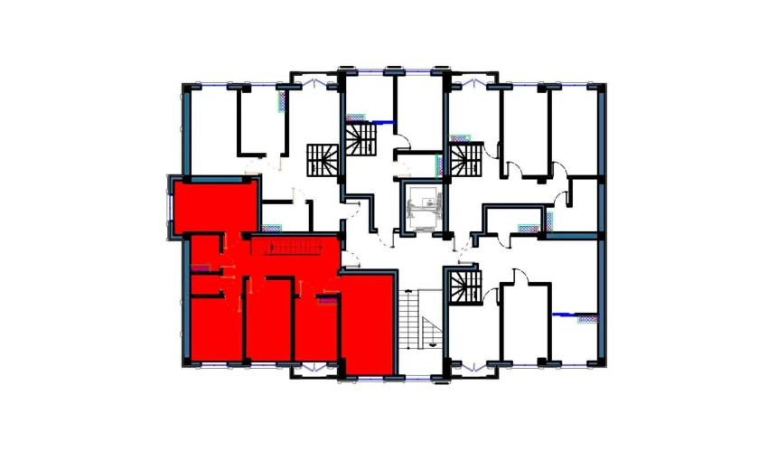 4-комнатная квартира 189 м²  9/9 этаж | Жилой комплекс FLORYA RESIDENCE