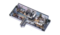 3-xonali xonadon 87.84 m²  8/16 qavat | SOKIN DIYOR Turar-joy majmuasi