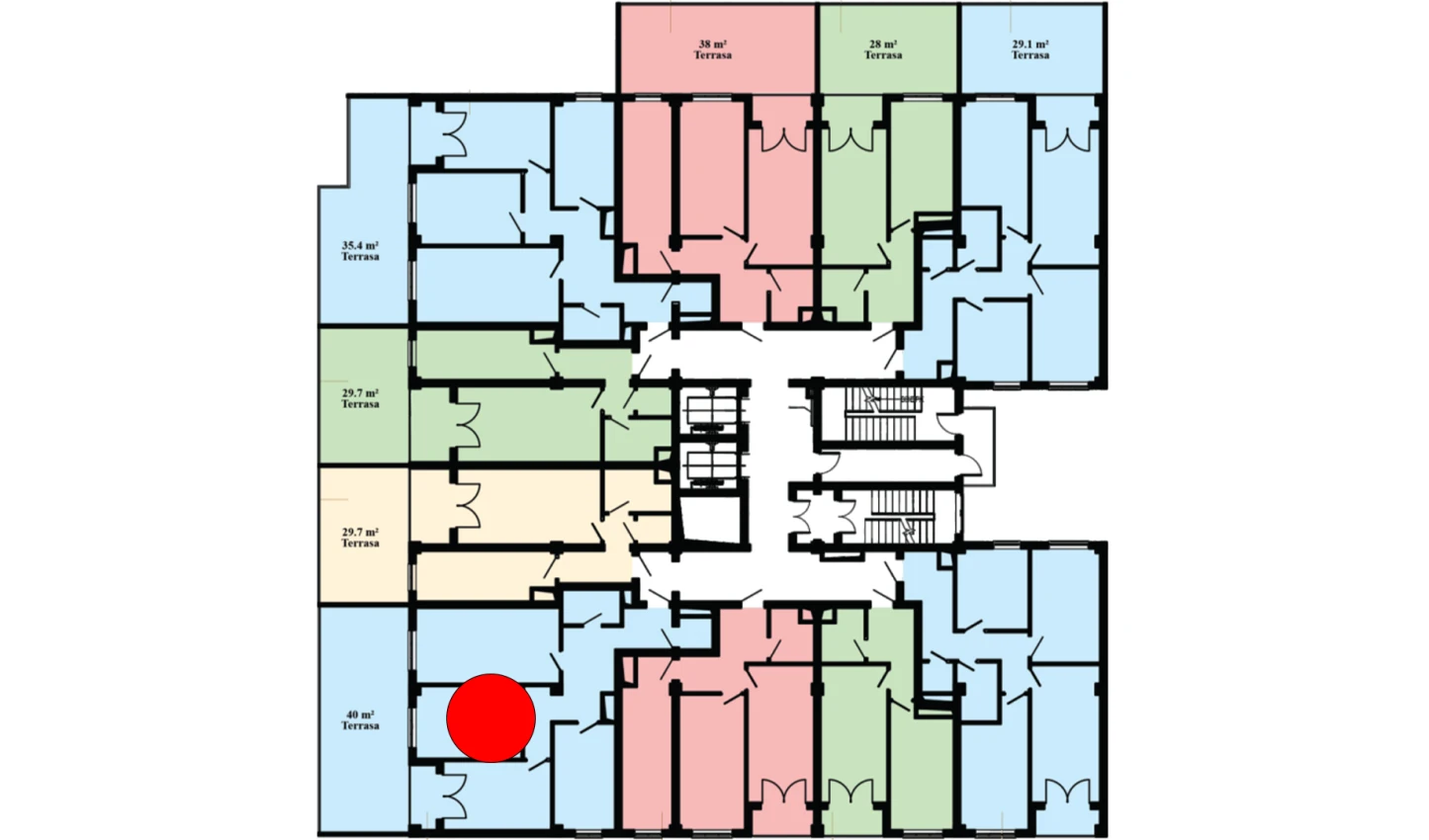 3-комн. квартира 127.8 м²  3/16 этаж | Жилой комплекс Musaffo