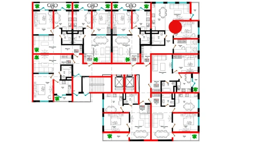 3-комнатная квартира 69.5 м²  3/12 этаж | Жилой комплекс Aman Residence