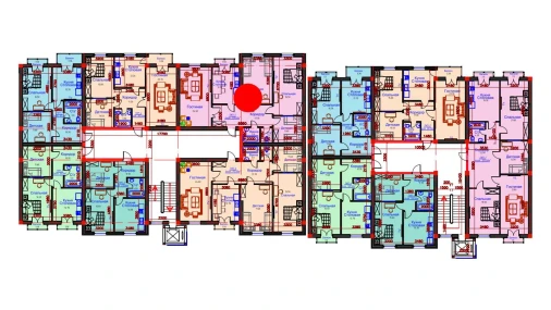 4-комнатная квартира 113.5 м²  10/10 этаж | Жилой комплекс AFROSIYOB