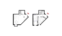 2-xonali xonadon 110.4 m²  1/6 qavat | CHOSHTEPA GARDEN Turar-joy majmuasi