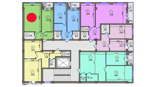 2-комнатная квартира 50.03 м²  6/10 этаж | Жилой комплекс Qibray City