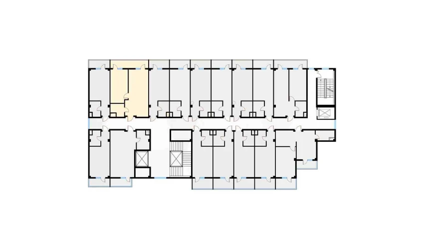 2-комнатная квартира 54.66 м²  3/7 этаж | Жилой комплекс Bochka Resort