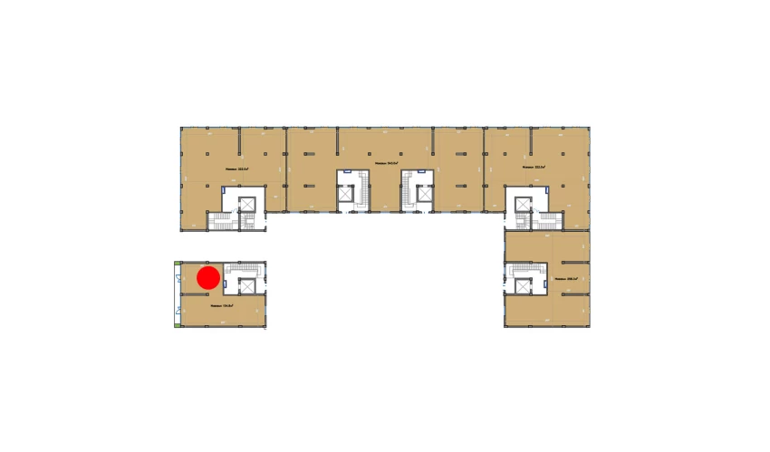 1-xonali xonadon 154.8 m²  1/13 qavat | ORZU SAROYI Turar-joy majmuasi