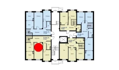 3-xonali xonadon 152.5 m²  1/6 qavat | CHOSHTEPA GARDEN Turar-joy majmuasi