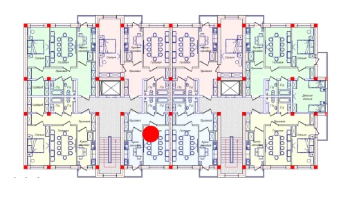 3-xonali xonadon 80.33 m²  7/8 qavat | STAR HOUSE RESIDENCE Turar-joy majmuasi