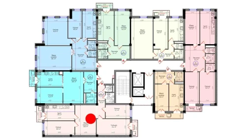 4-комнатная квартира 105.5 м²  9/12 этаж | Жилой комплекс Zamin Jizzax