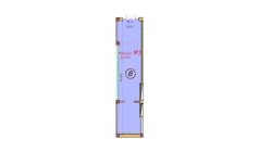 1-xonali xonadon 40 m²  1/9 qavat | SAMARQAND CITY Turar-joy majmuasi