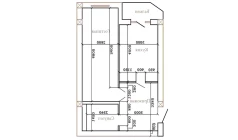 1-xonali xonadon 61 m²  6/10 qavat | AZAMATOV GROUP Turar-joy majmuasi