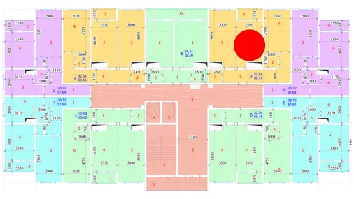 3-комнатная квартира 69.45 м²  13/16 этаж | Жилой комплекс ELITE ECO CITY