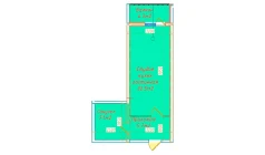 1-комн. квартира 39.6 м² 13/16 этаж | Жилой комплекс DO'MBIROBOD RESIDENCE 1-комн. квартира 39.6 м² 13/16 этаж | Жилой комплекс DO'MBIROBOD RESIDENCE