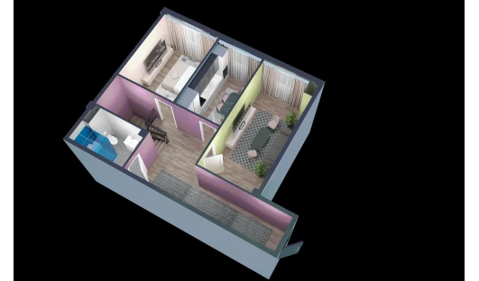 1-xonali xonadon 125 m²  1/9 qavat | YANGI AVLOD Turar-joy majmuasi