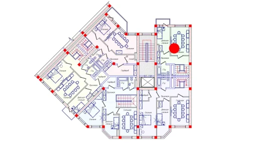 3-xonali xonadon 83.6 m²  7/8 qavat | STAR HOUSE RESIDENCE Turar-joy majmuasi