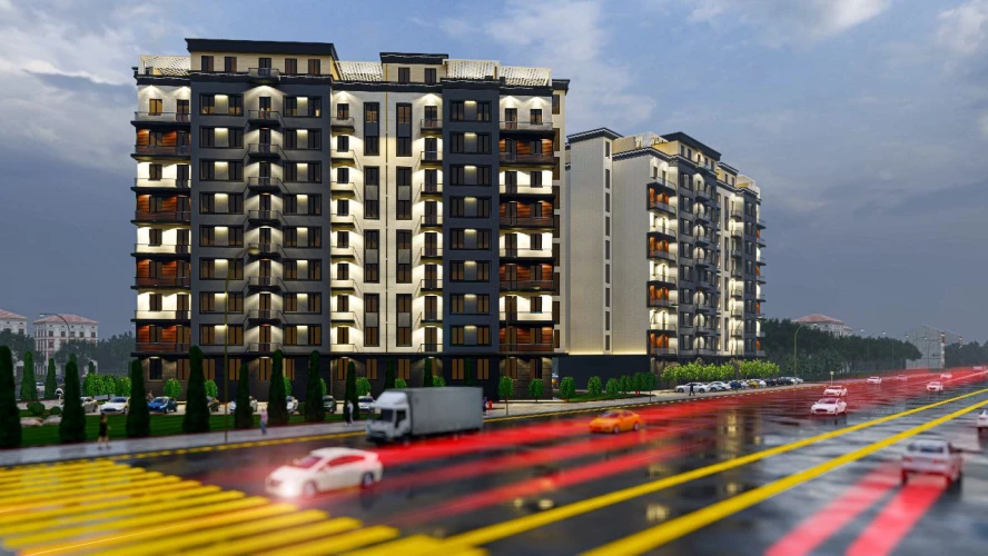 1-xonali xonadon 57.4 m²  3/9 qavat | SHOHSAROY Turar-joy majmuasi