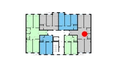 3-xonali xonadon 109.1 m²  9/10 qavat | Ko'kcha-Oqtepa Turar-joy majmuasi