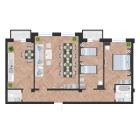 3-комн. квартира 99.67 м²  3/10 этаж | Жилой комплекс Ko'kcha-Oqtepa
