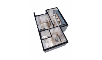 1-комн. квартира 51.3 м²  12/13 этаж | Жилой комплекс ORZU SAROYI