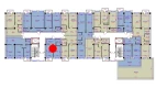 1-xonali xonadon 41.14 m²  3/10 qavat | Ko'kcha-Oqtepa Turar-joy majmuasi