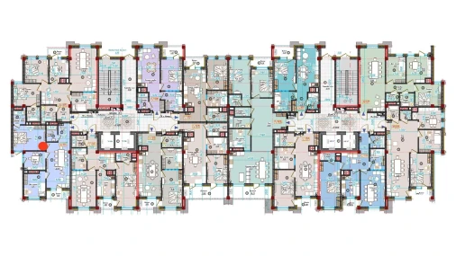 3-комнатная квартира 78.45 м²  6/12 этаж | Жилой комплекс Dream House