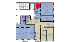 2-xonali xonadon 66.18 m²  5/10 qavat | Ko'kcha-Oqtepa Turar-joy majmuasi
