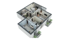 3-xonali xonadon 96 m²  3/7 qavat | G'IJDUVON CITY Turar-joy majmuasi