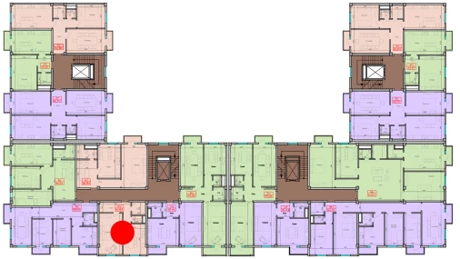 1-комнатная квартира 47.6 м²  5/7 этаж | Жилой комплекс Gulbadanbegim