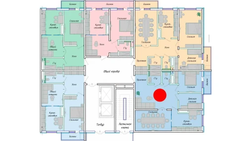 3-комнатная квартира 83.47 м²  12/12 этаж | Жилой комплекс SERGELI CITY