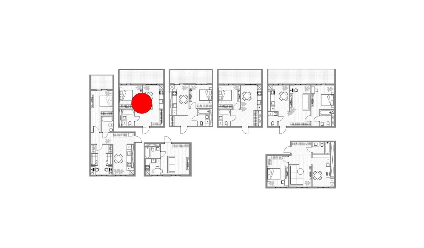 1-xonali xonadon 35.5 m²  14/14 qavat | PARVOZ Turar-joy majmuasi