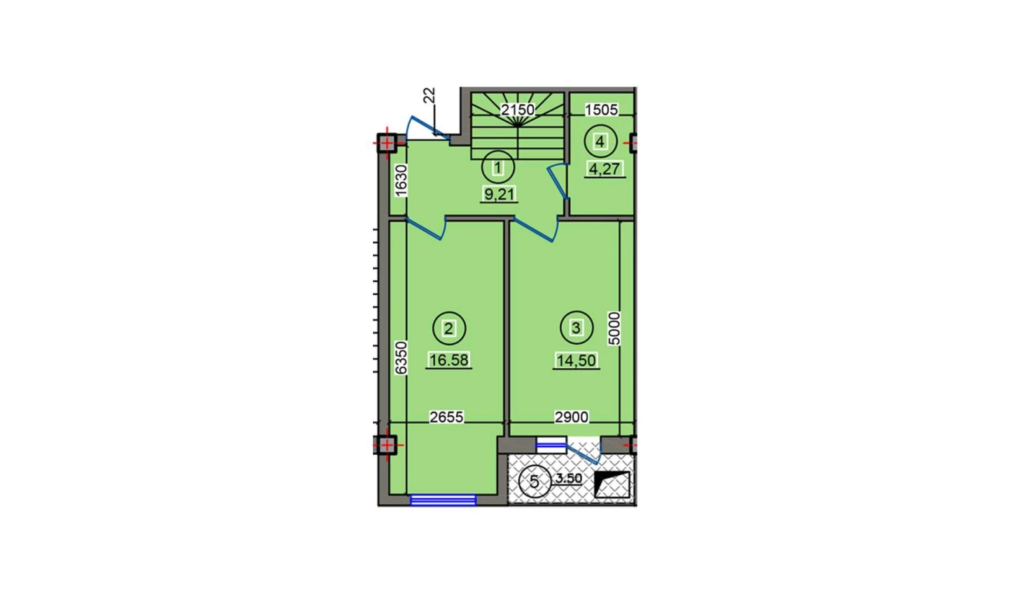 1-комн. квартира 48.07 м²  9/10 этаж | Жилой комплекс Qibray City