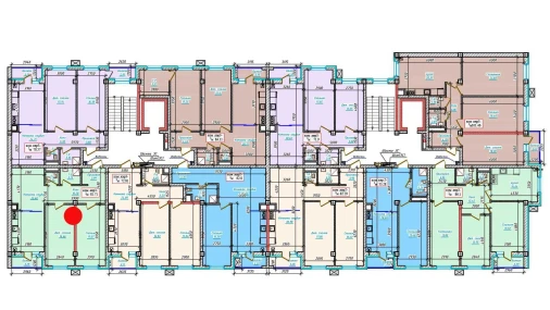 3-комнатная квартира 81.71 м²  8/9 этаж | Жилой комплекс Aero Town