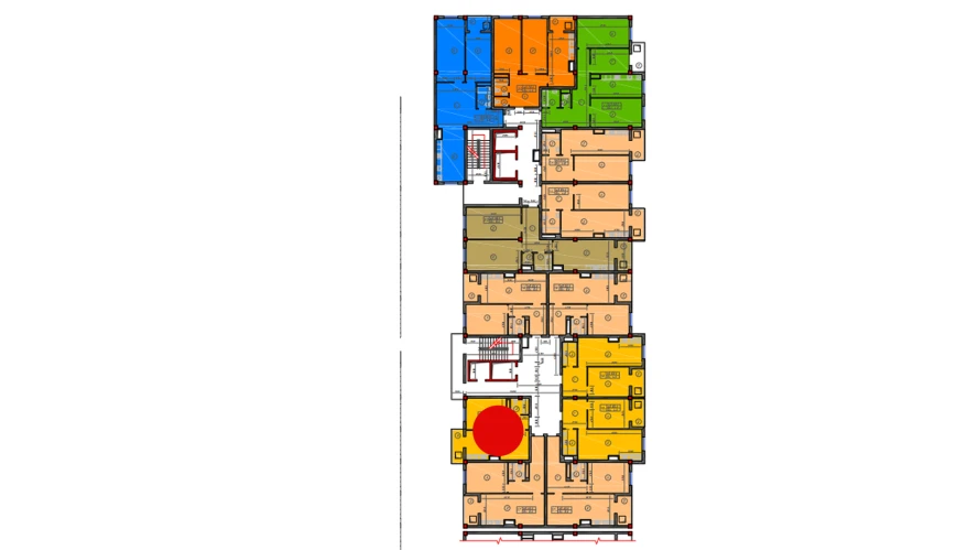 1-комн. квартира 60 м²  4/12 этаж | Жилой комплекс Sokin hayot