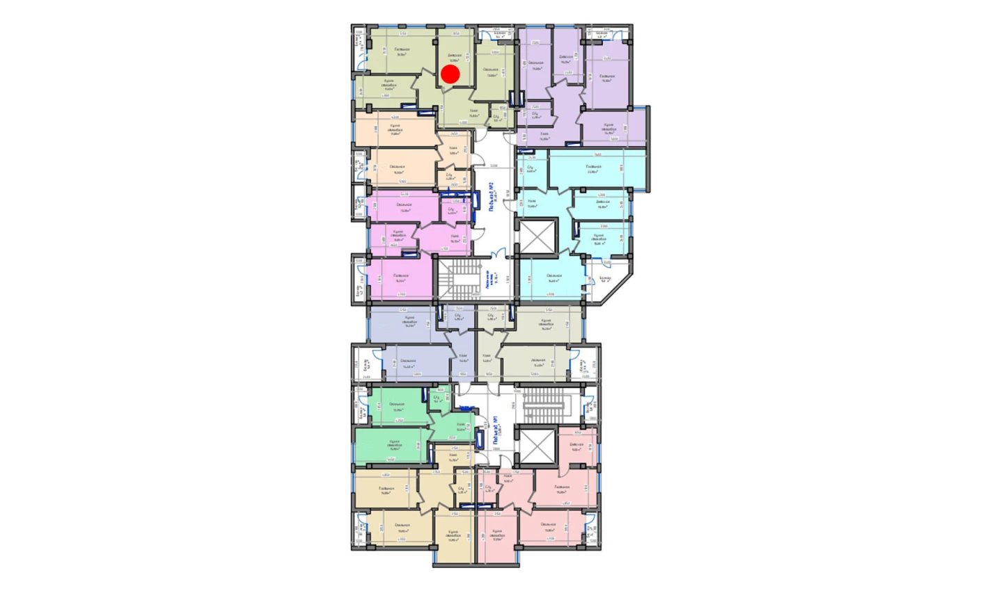 3-xonali xonadon 87.8 m²  12/13 qavat | ORZU SAROYI Turar-joy majmuasi