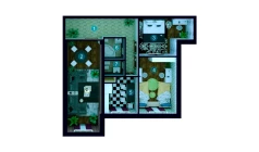 3-xonali xonadon 80.98 m²  1/9 qavat | ZAR ZAMONAVIY UYLAR Turar-joy majmuasi