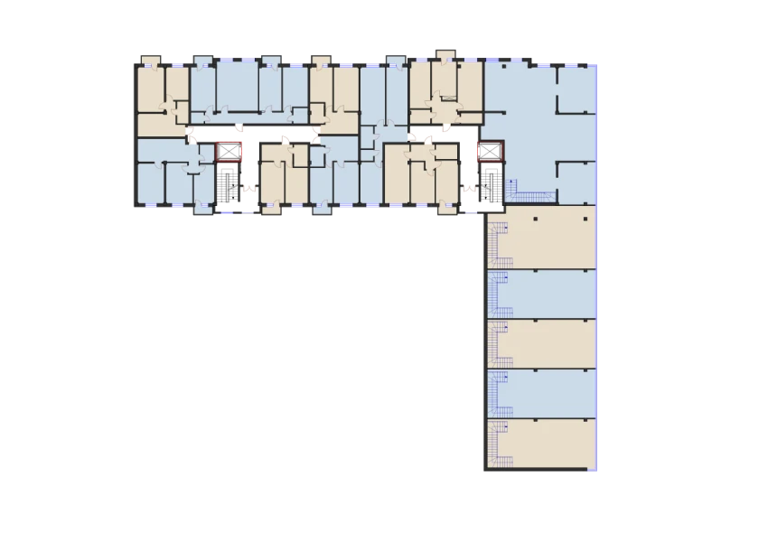 3-комн. квартира 99.67 м²  3/10 этаж | Жилой комплекс Ko'kcha-Oqtepa