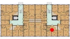 1-xonali xonadon 54 m²  1/6 qavat | MBG Turar-joy majmuasi