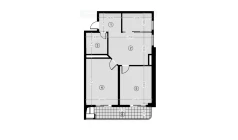 3-xonali xonadon 72.1 m²  11/12 qavat | NAVRUZ GROUP Turar-joy majmuasi