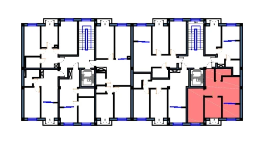 2-комнатная квартира 62.5 м²  7/9 этаж | Жилой комплекс FLORYA RESIDENCE