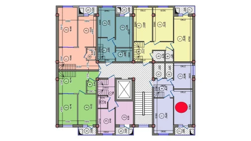 2-комнатная квартира 57.94 м²  9/10 этаж | Жилой комплекс Qibray City