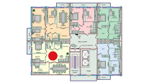 3-комнатная квартира 83.39 м²  13/16 этаж | Жилой комплекс EKO PARK