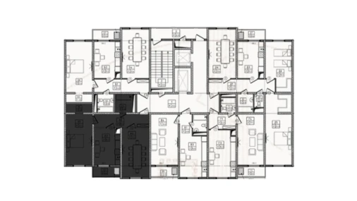 2-комнатная квартира 67.39 м²  16/16 этаж | Жилой комплекс JOMIY RESIDENCE