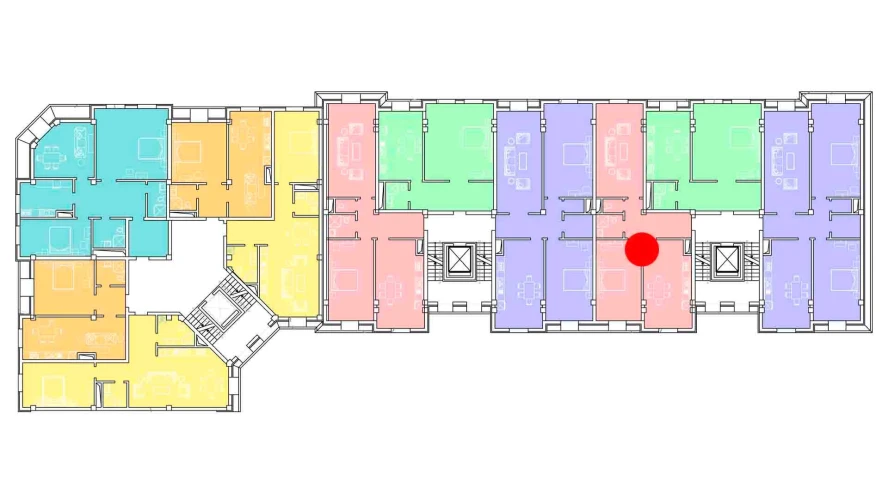 3-xonali xonadon 100.33 m² 8/8 qavat | Ziynat Capital Turar-joy majmuasi 3-xonali xonadon 100.33 m² 8/8 qavat | Ziynat Capital Turar-joy majmuasi